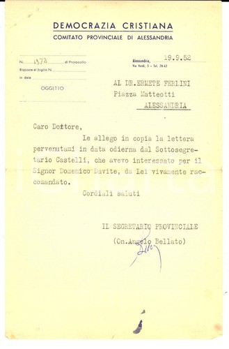 1952 democrazia cristiana - 1952,