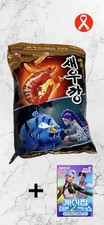 Corean Shrimp Crackers Chips 400g Big Size-Kpop Demon Hunters Edition + cartolina fotografica