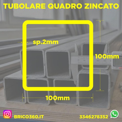 Tubolare ferro quadrato - tubolare,