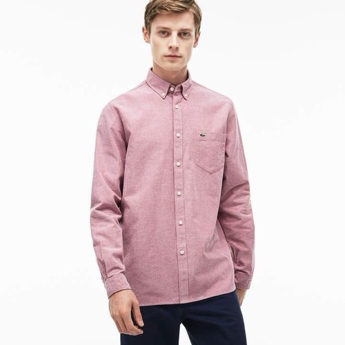 Camicia oxford lacoste regular - oxford,