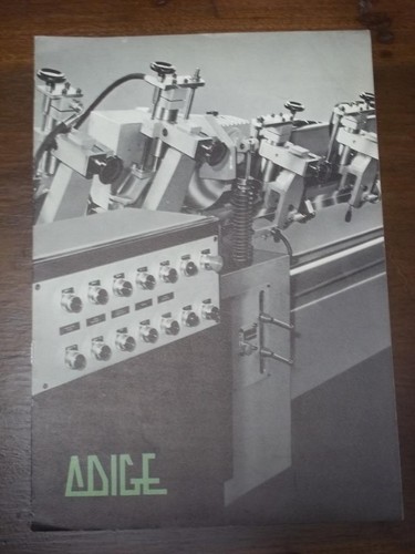 Brochure vintage adige sala - brochure,