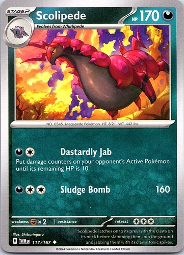 2024 pokemon scolipede twm - scolipede,