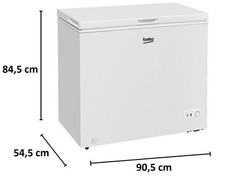 CONGELATORE ORIZZONTALE 198 LT STATICO BIANCO BEKO CF200EWN.
