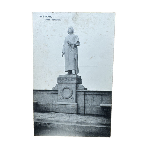 Cartolina postale weimar liszt - postale,