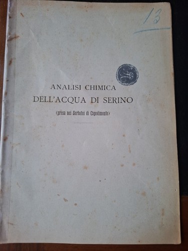 Punzo analisi chimica - p.,