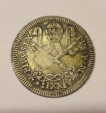 25 BAIOCCHI - Stato Pontificio - PIO VI° - Coin of Papal State - Anno 1795 (XXI)