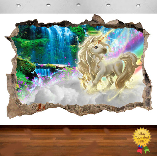Poster adesivo unicorno