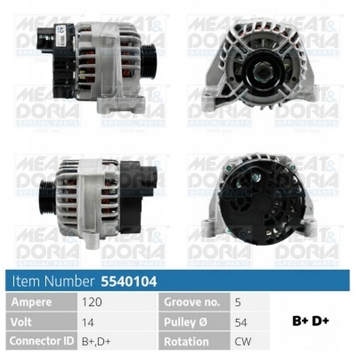 155 alternatore per abarth - cv,