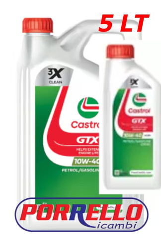 Litri olio motore castrol - 5,