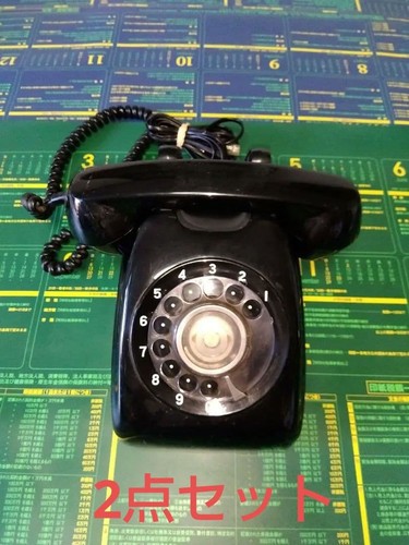 Showa retro black - showa, telephone