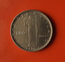 100 LIRE 1962 VATICANO FDC