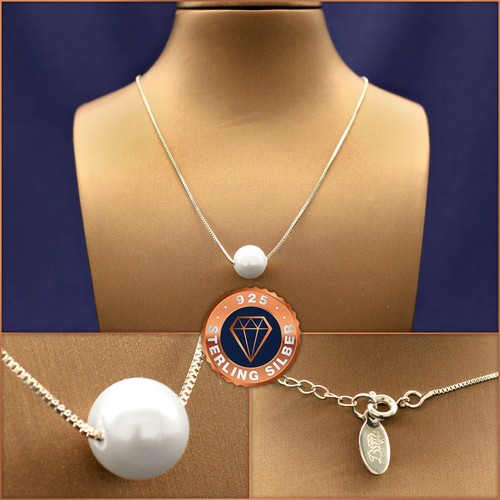 Collana con ciondolo perle - collana,