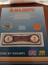 AUTORADIO MAJESTIC SCD 85 BY RDS/MP3  80 WATTS PANNELLO FRONTALE ESTRAIBILE  ( U