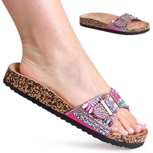 Sandali piattaforma glitter - glitter, da