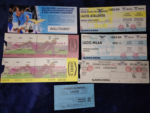 Lotto biglietti rari - lotto,