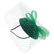  Cappello vintage fascinator: per donne con rete e cerchietto per capelli da