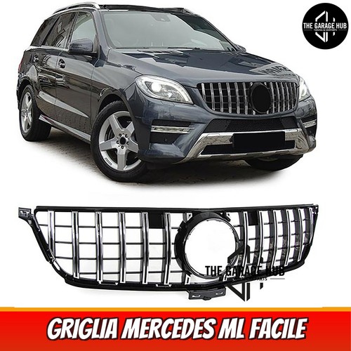 Griglia sportiva nera cromata - sportiva,