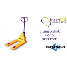 N1-80 TRANSPALLET MANUALE CORTO PORTATA 2500 KG NOVAMACH FORCHE 540 X 800