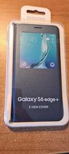 SAMSUNG GALAXY S6 EDGE+ S VIEW COVER BLU ORIGINALE NUOVA FLIP COVER
