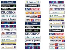 SUBBUTEO NEWS !! BOLOGNA 42 ADESIVI SPONSOR & PARTNERS per TRIBUNA e GRADINATA