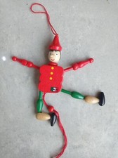 Pinocchio vintage in legno