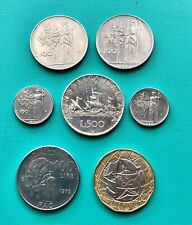 500 lire argento + 100 Minerva 1956, 1957, 1991 e 1992 piccole, FAO + 1000