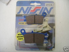 153 COPPIA Pastiglie Freno NISSIN NS POSTERIORI HONDA CRM 250-XLR 250 BLU