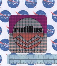 ADESIVO STICKER VINTAGE AUFKLEBER AUTOCOLLANT RUTILIUS ARTICOLI SPORTIVI