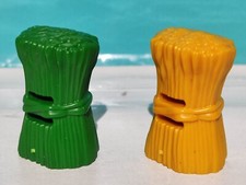 PLAYMOBIL X2 ROTOLI FARDOS FIENO FATTORIA PAGLIA ERBA ALPACA ALPACA CONTADINO...