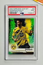 Topps PSA 9 Mahmoud Dahoud Green Holo Foil #20 - 2020 BVB Team Set /25