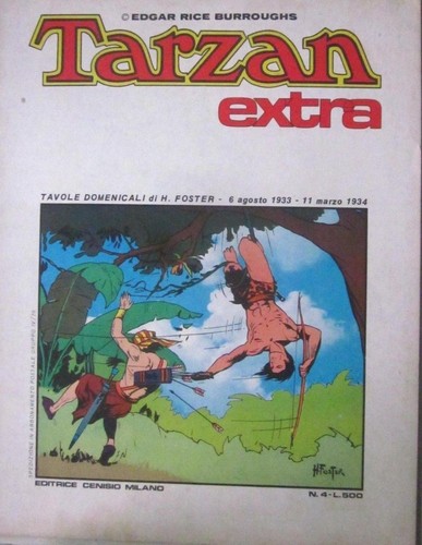 Tarzan extra 4 tavole - l5,