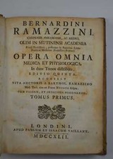 RAMAZZINI BERNARDO. Opera