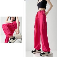 Pantalone donna Summer Ready retrò sciolto a vita alta e coulisse