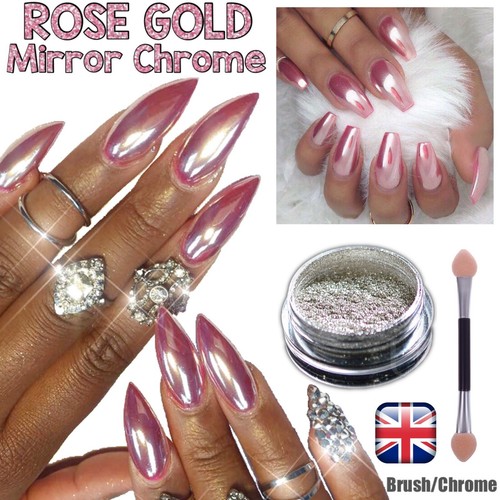Specchio unghie oro rosa cromo - specchio,