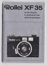 ROLLEI XF 35 Manuale Tedesco-Inglese-Francese
