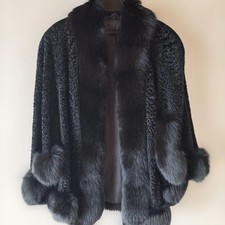 Cappotto mantello in vera