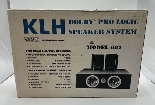 Klh dolby pro - logic, speaker