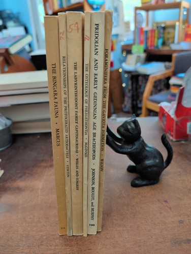 Paleontology monograph lot - paleontology,