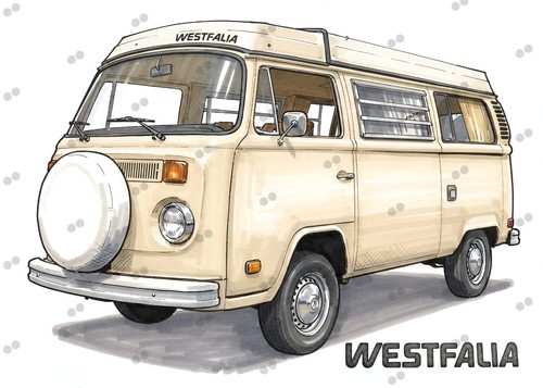 Volkswagen westfalia cuadro - westfalia,