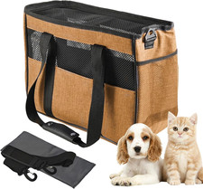 Borsa Trasportino per Cani | Borsa a Tracolla Multitasche per Gatti E Cani | Acc