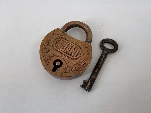 Lucchetto vintage ottone - vintage, in