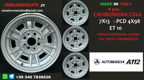 Cerchi a112 abarth cromodora - 4,