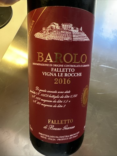 Barolo falletto vigna le - barolo, “falletto