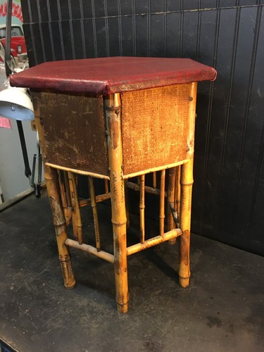 Vtg 1900s hexagon bamboo - vtg, &