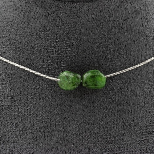 Collana perle diopside - 2, del
