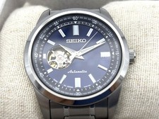 Orologio automatico quasi come nuovo SEIKO PRESAGE blu navy cuore aperto 4R38-02A0 con scatola