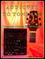 Takamine TK-40 TK40 Series Preamplificatore per chitarra acustica / parte originale OEM Takamine