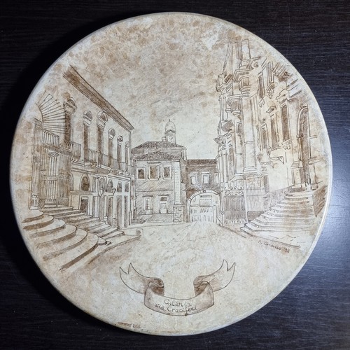 Piatto ceramica artistico hand - artistico,