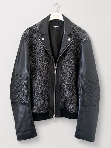 Giacca bomber biker ibrido - biker,