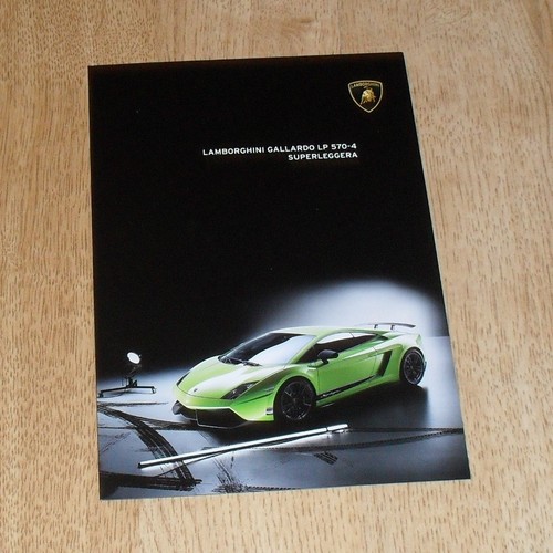Brochure lamborghini gallardo - brochure,